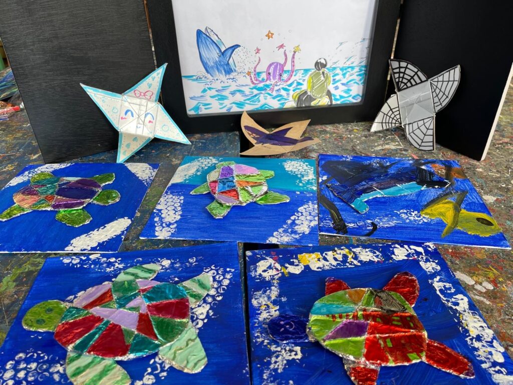Gebastelte Fische